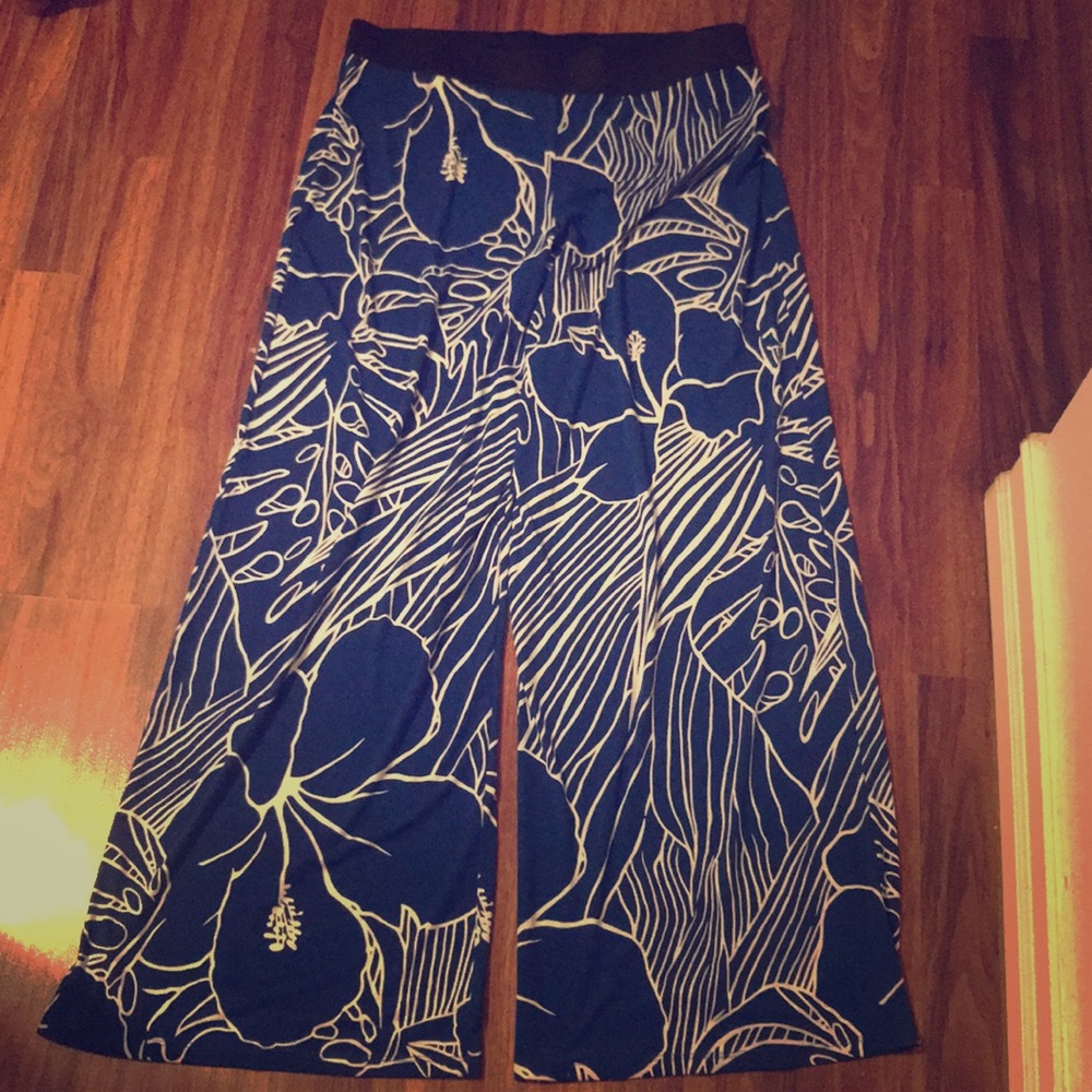 Wide Leg Alfani Patterned Palazzo Pants